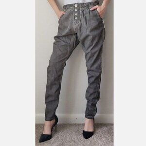 ONE Teaspoon Super Tough Low Rise Gray Pants Danger 24